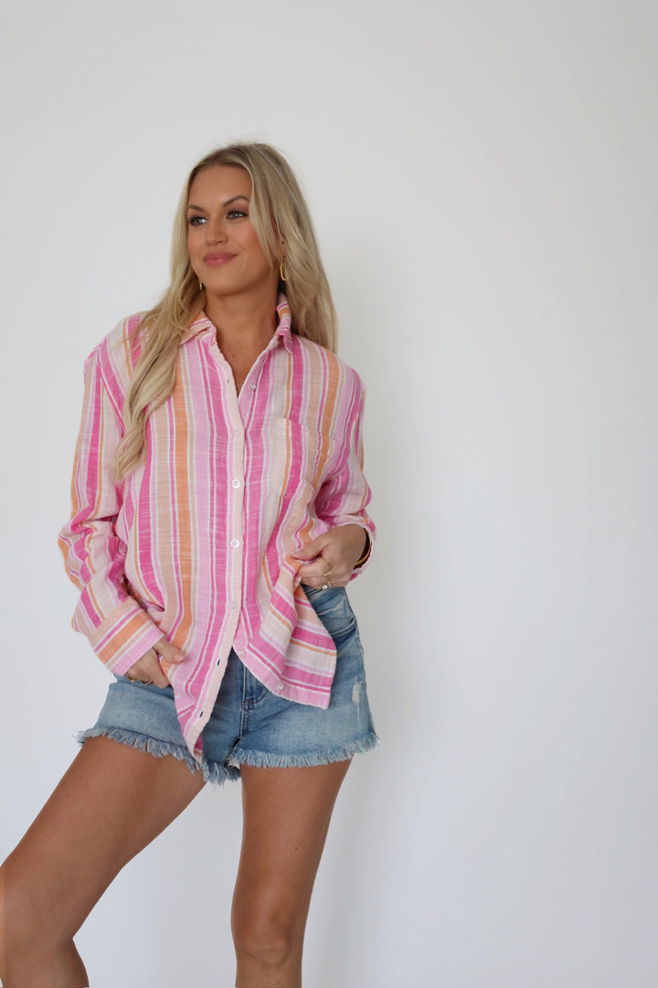 Saturdays Stripe Shirt - Multi (FINAL SALE)
