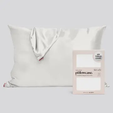 Satin Pillow Case - Ivory