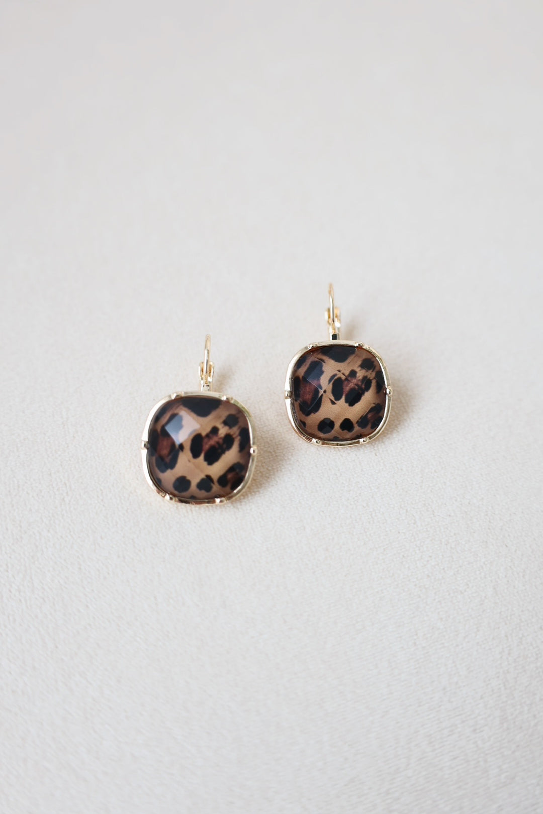 Leo Faceted Drop Earrings