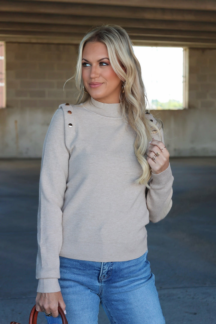 Carter Button Sweater
