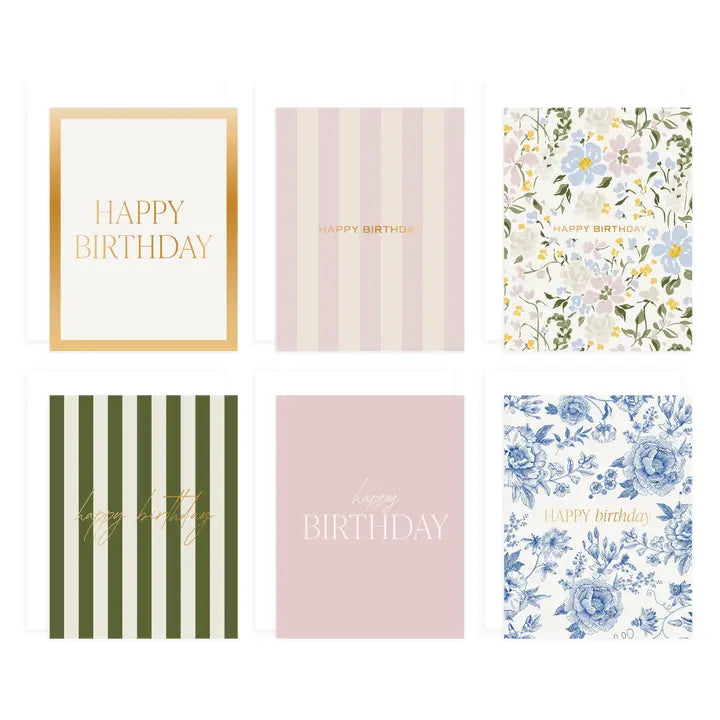Happy Birthday Boxed Card Set