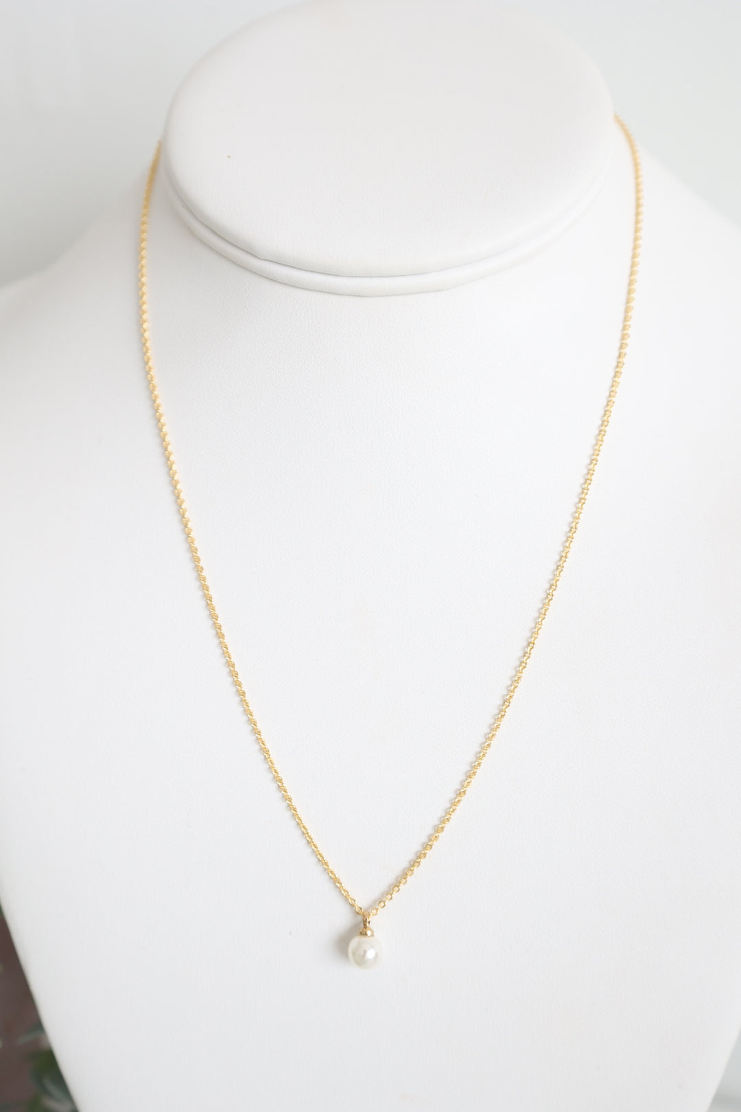 Hope Pearl Charm Necklace