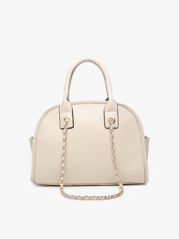Beth Dome Satchel -Off White (FINAL SALE)