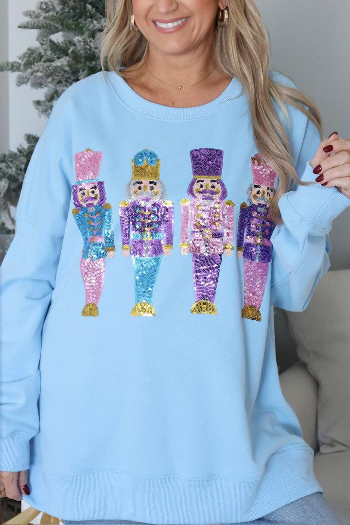 Sequin Nutcracker Sweatshirt