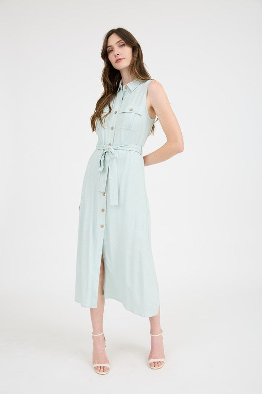 Britton Belted Midi Dress (FINAL SALE)