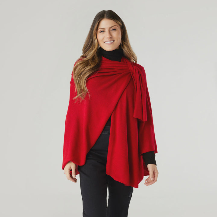 Kiara Pull Thru Wrap- Red