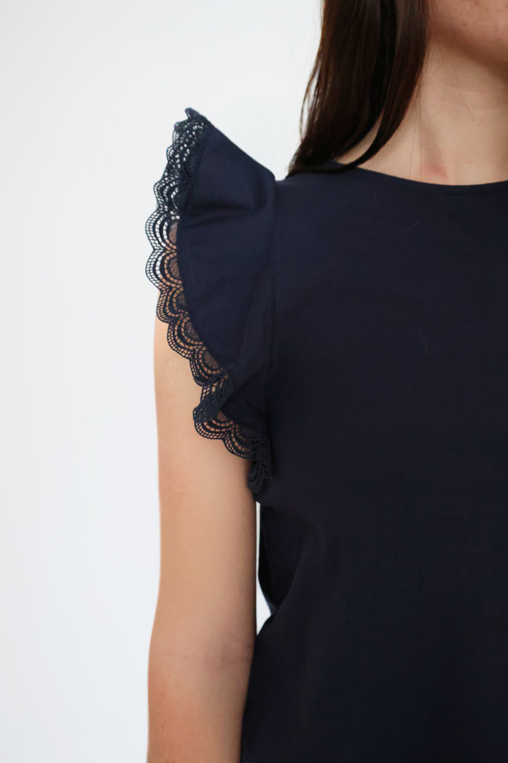 Augusta Lace Tee(final sale)
