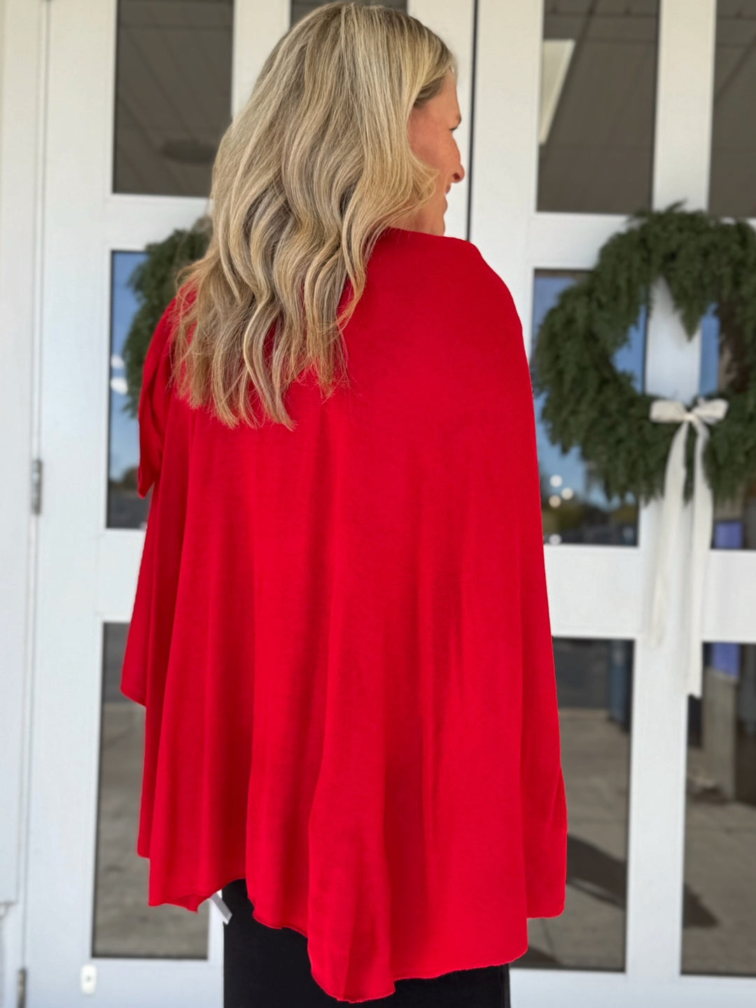 Kiara Pull Thru Wrap- Red