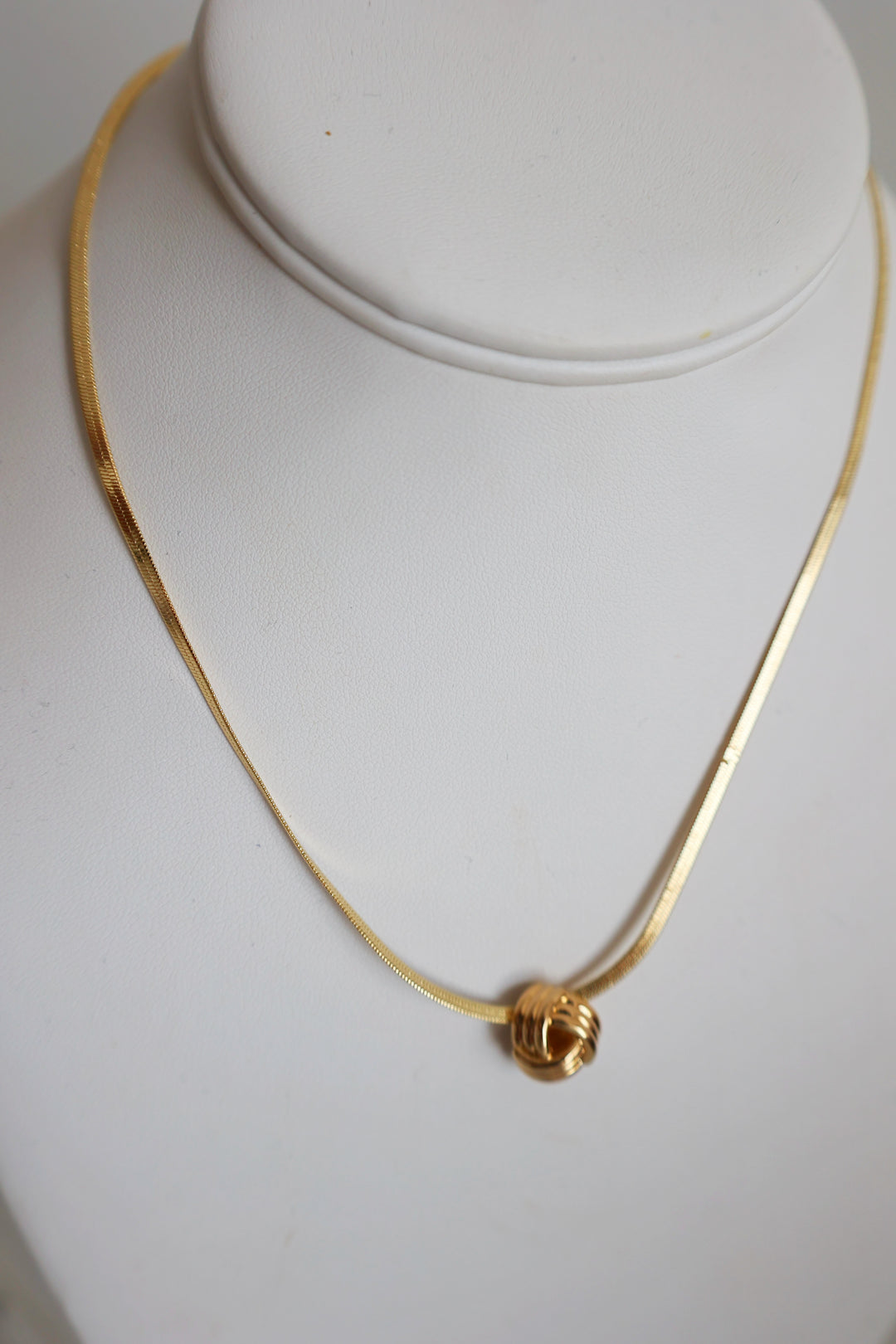 Love Knot Charm Necklace