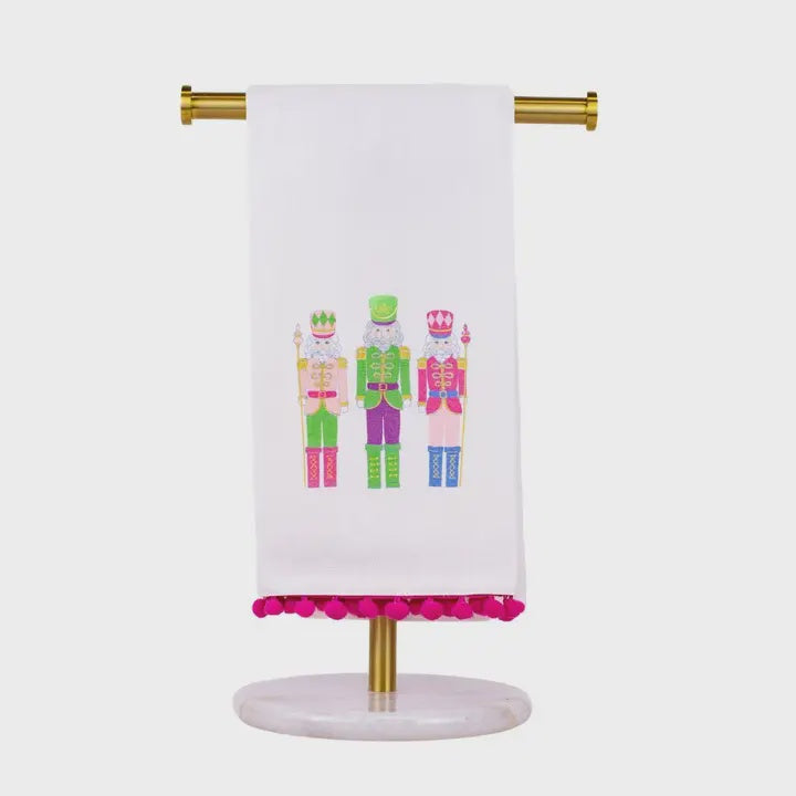 Candy Nutcracker Hand Towel