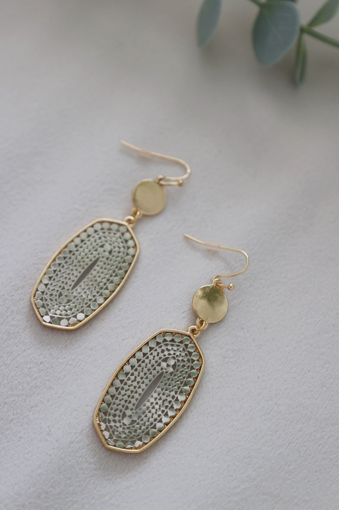 Frankie Hexagon Earrings