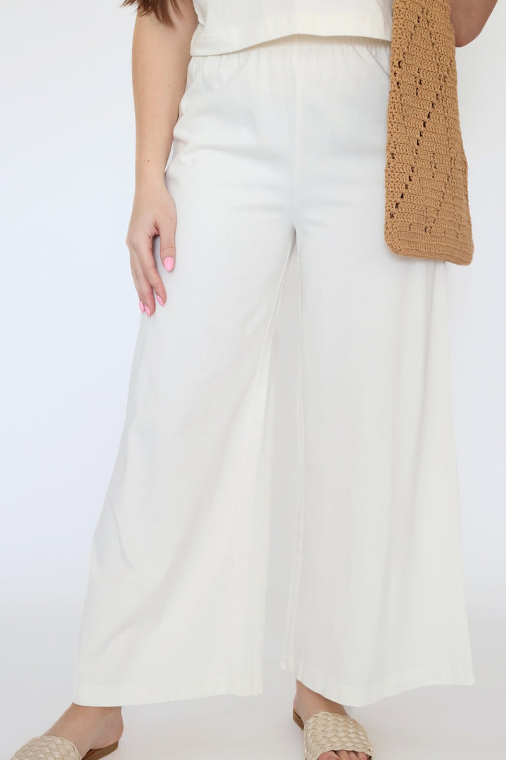 Scout Jersey Flare Pant - Sea Salt (FINAL SALE)