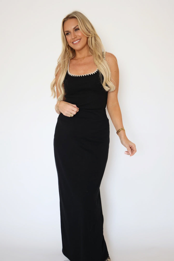 Gail Midi Skirt - True Black