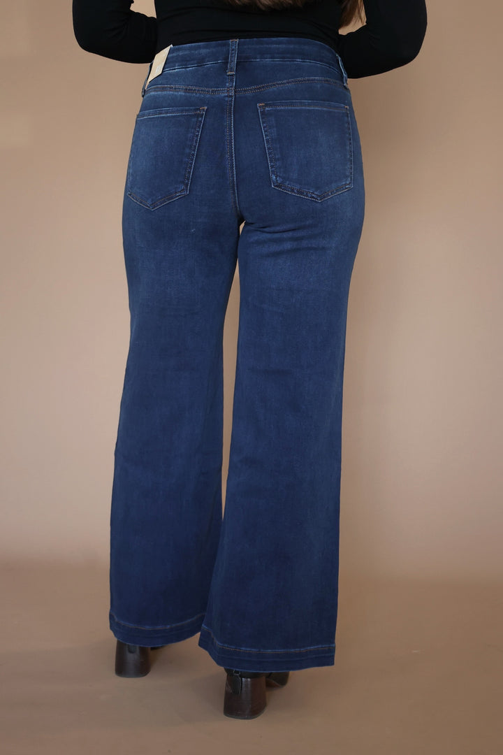 Meg Wide Leg Jeans- Contentment