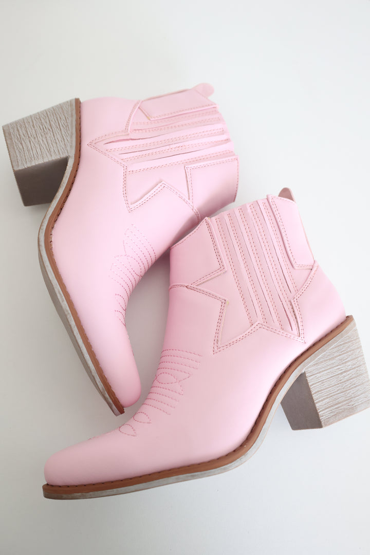 Rising Star Bootie- Pink (FINAL SALE)