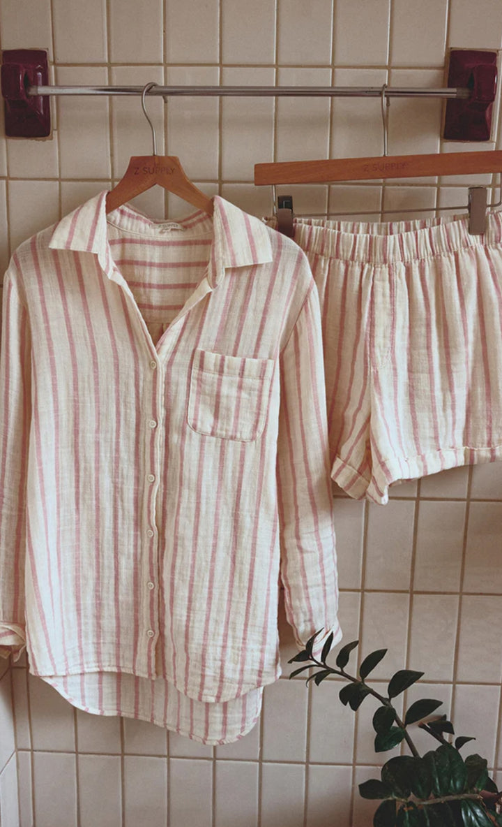 Morning Stripe Short - Bone (FINAL SALE)