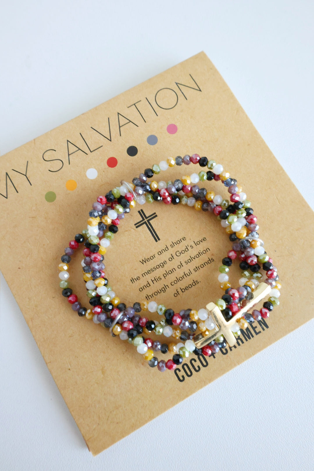 My Salvation Cross Bracelet - Gold