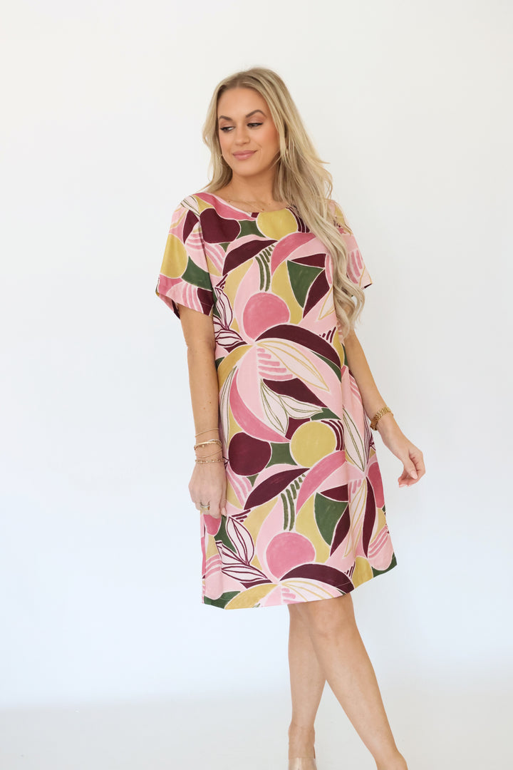 Running For Office Dress- Pink