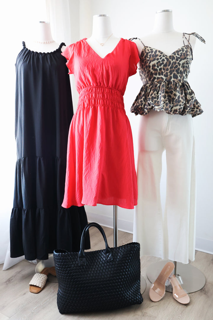 Reese Flutter Sleeve Dress (Final Sale)