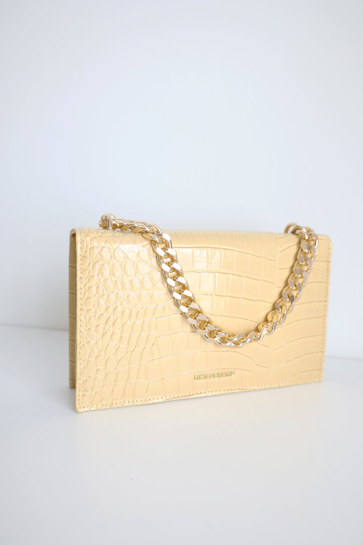 Athena Chain Crossbody - Yellow