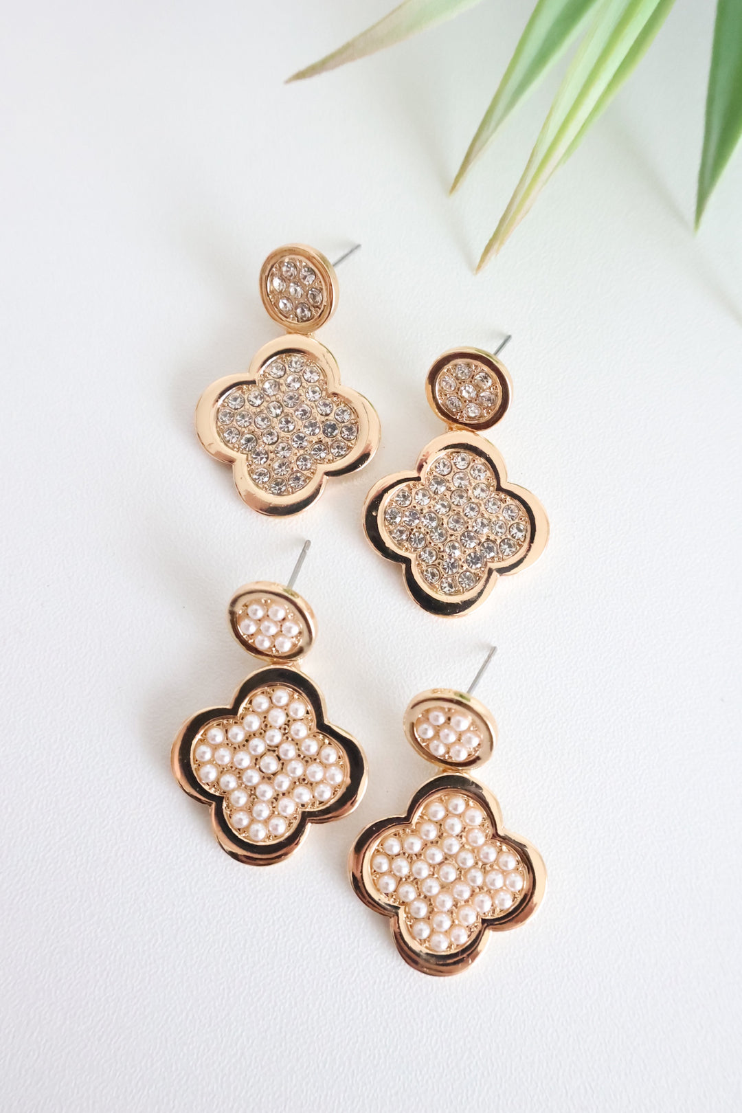 Clover Drop Earrings