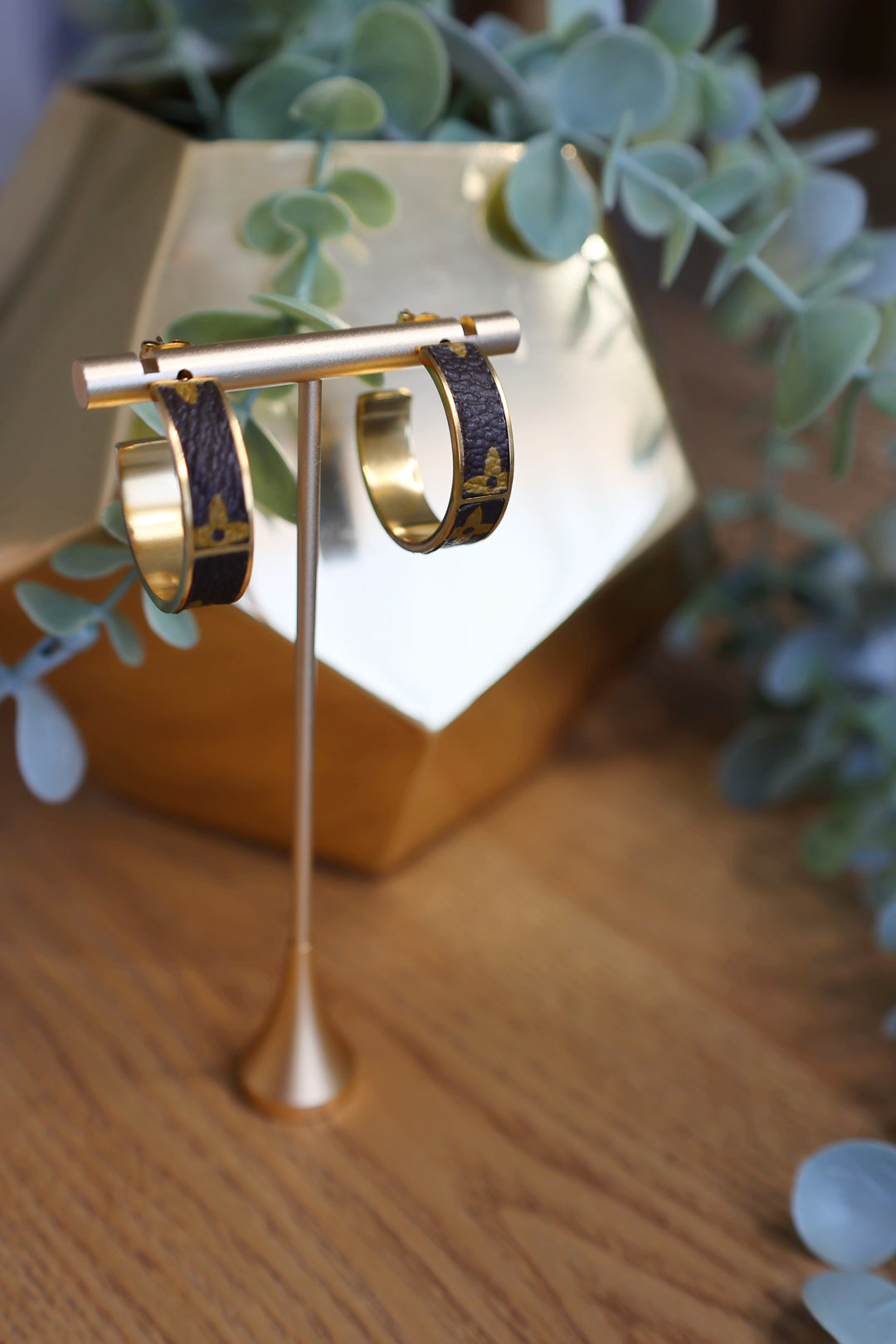 Louise Printed Hoops
