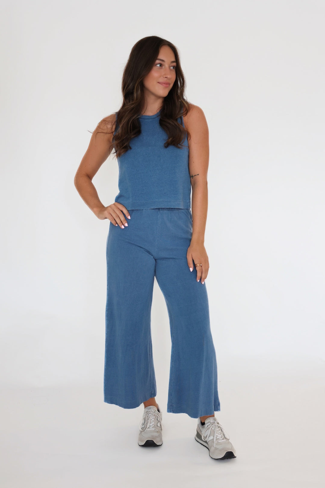 Scout Jersey Denim Pant- Vintage Indigo