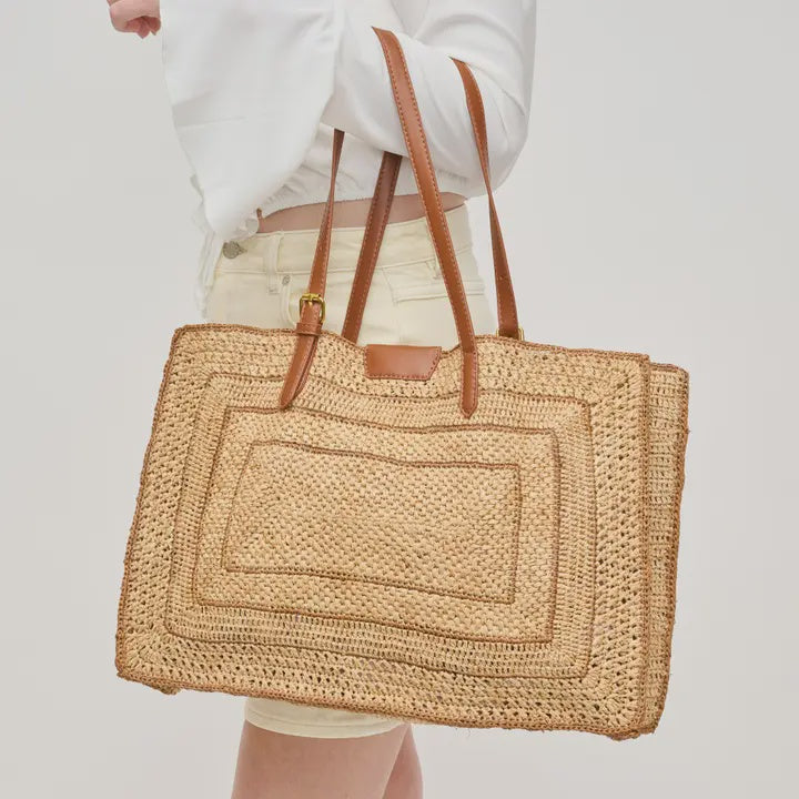 Demi Woven Tote (FINAL SALE)