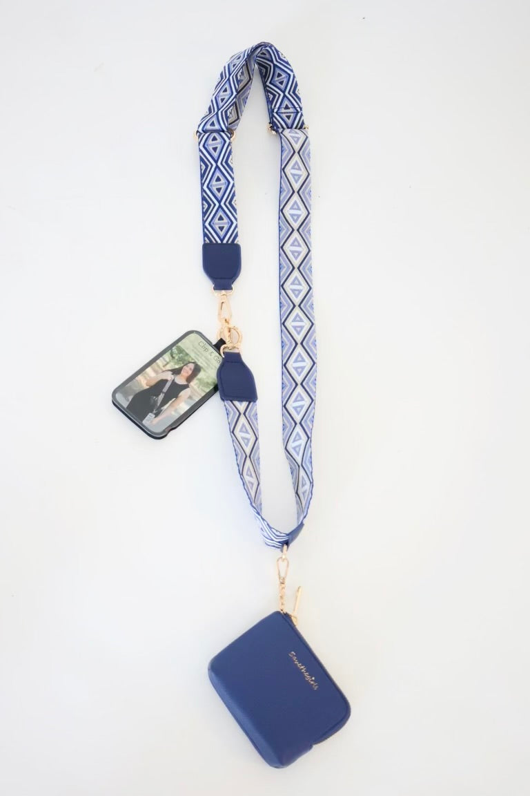 Clip & Go Diamond Strap With Pouch