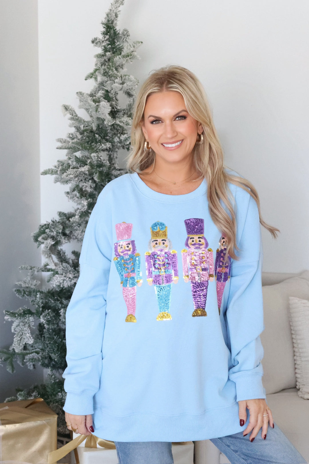 Sequin Nutcracker Sweatshirt
