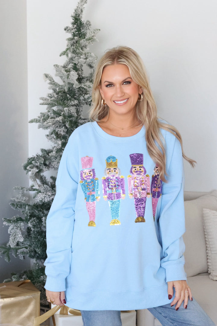 Sequin Nutcracker Sweatshirt