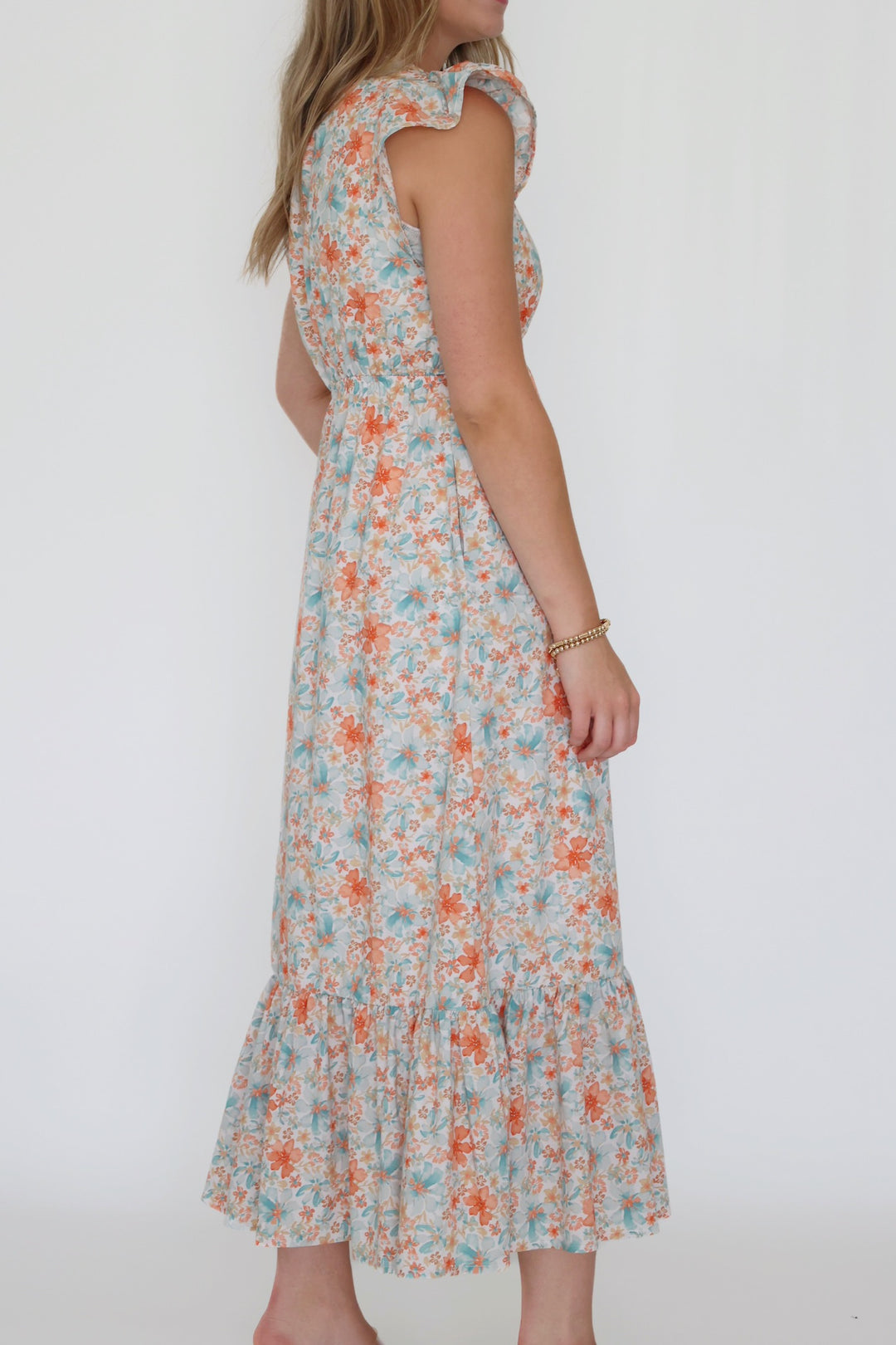 Water Color Midi Dress (FINAL SALE)