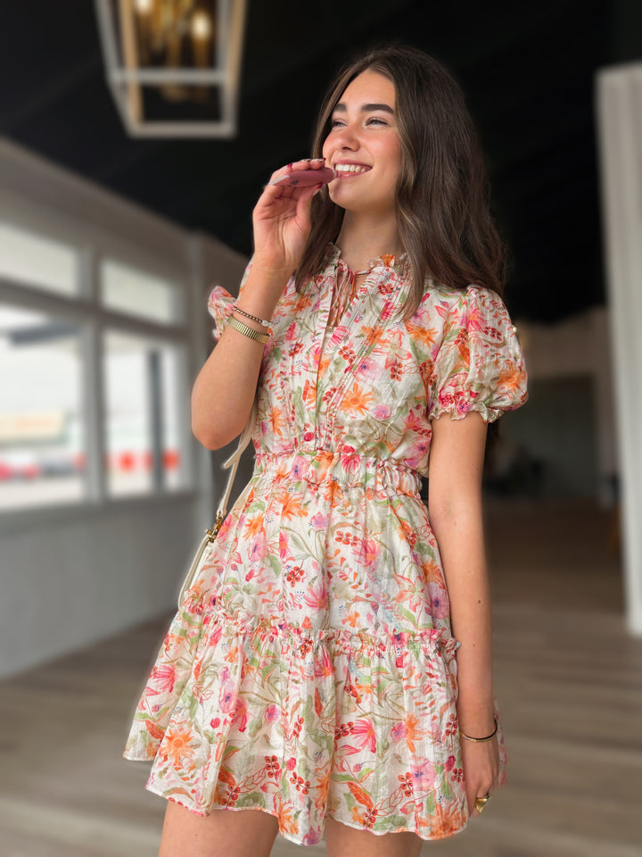 Sutton Floral Mini Dress (FINAL SALE)