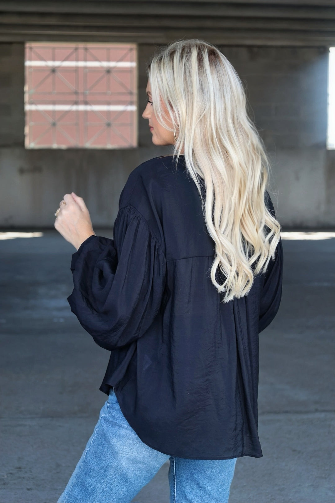 Nicely Done Blouse - Black