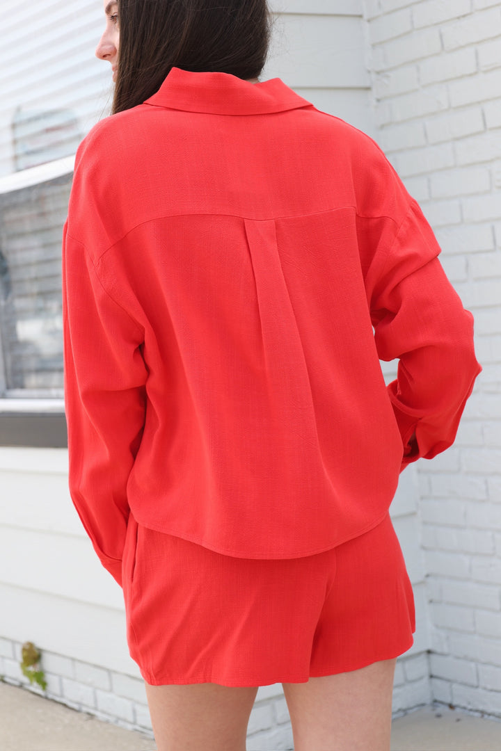 Sugarloaf Button down/Red (FINAL SALE)