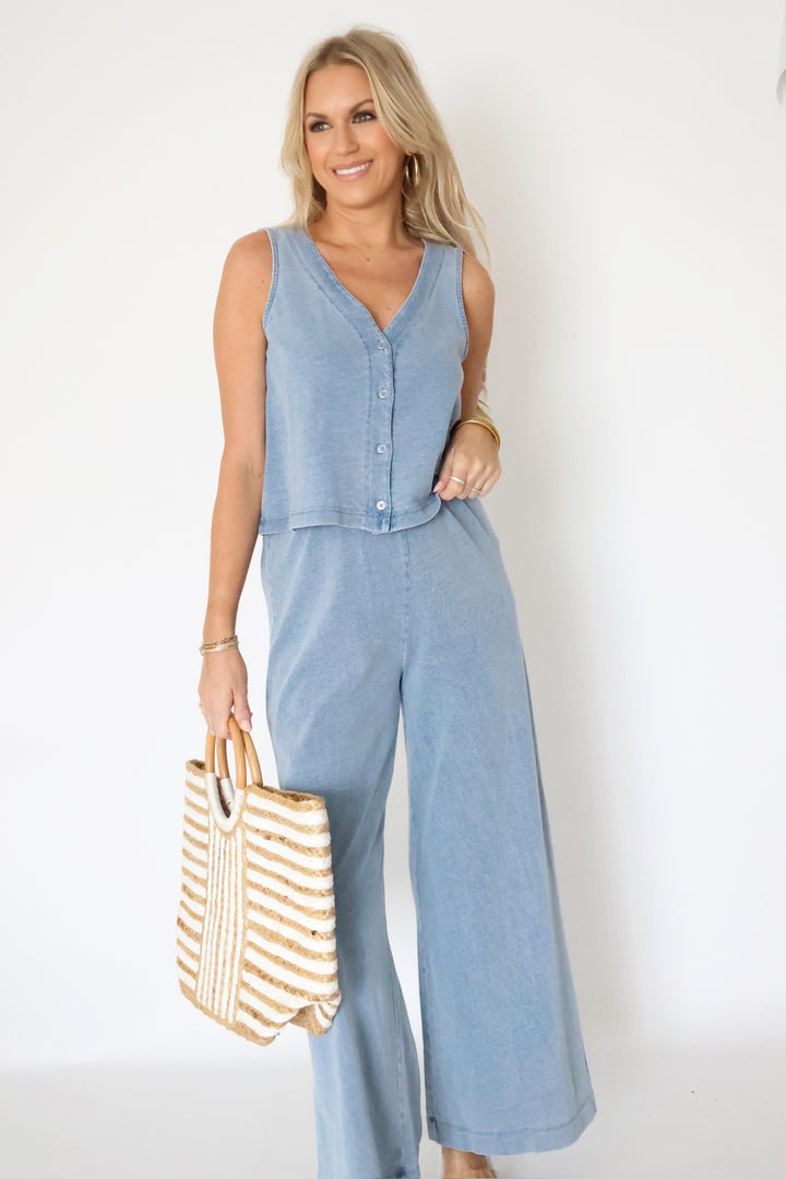 Solace Jersey Denim Tank