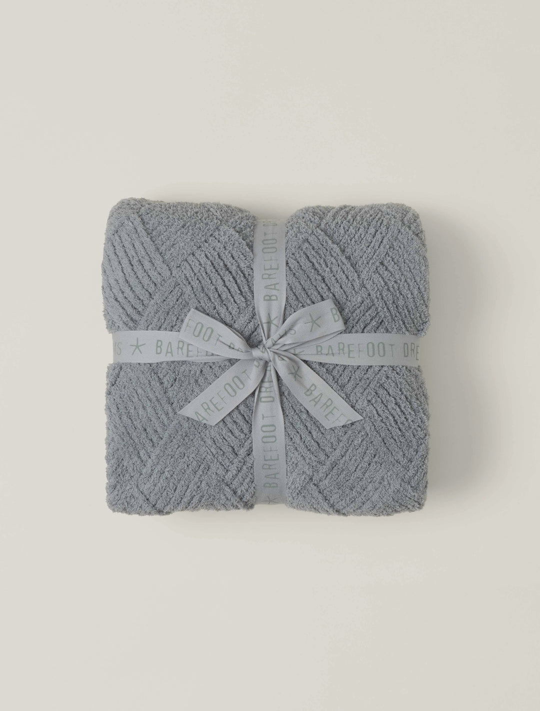 CozyChic Diamond Weave Throw - Moonbeam