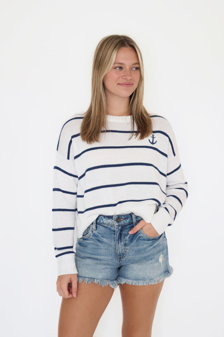 Anchors Away Sweater (FINAL SALE)