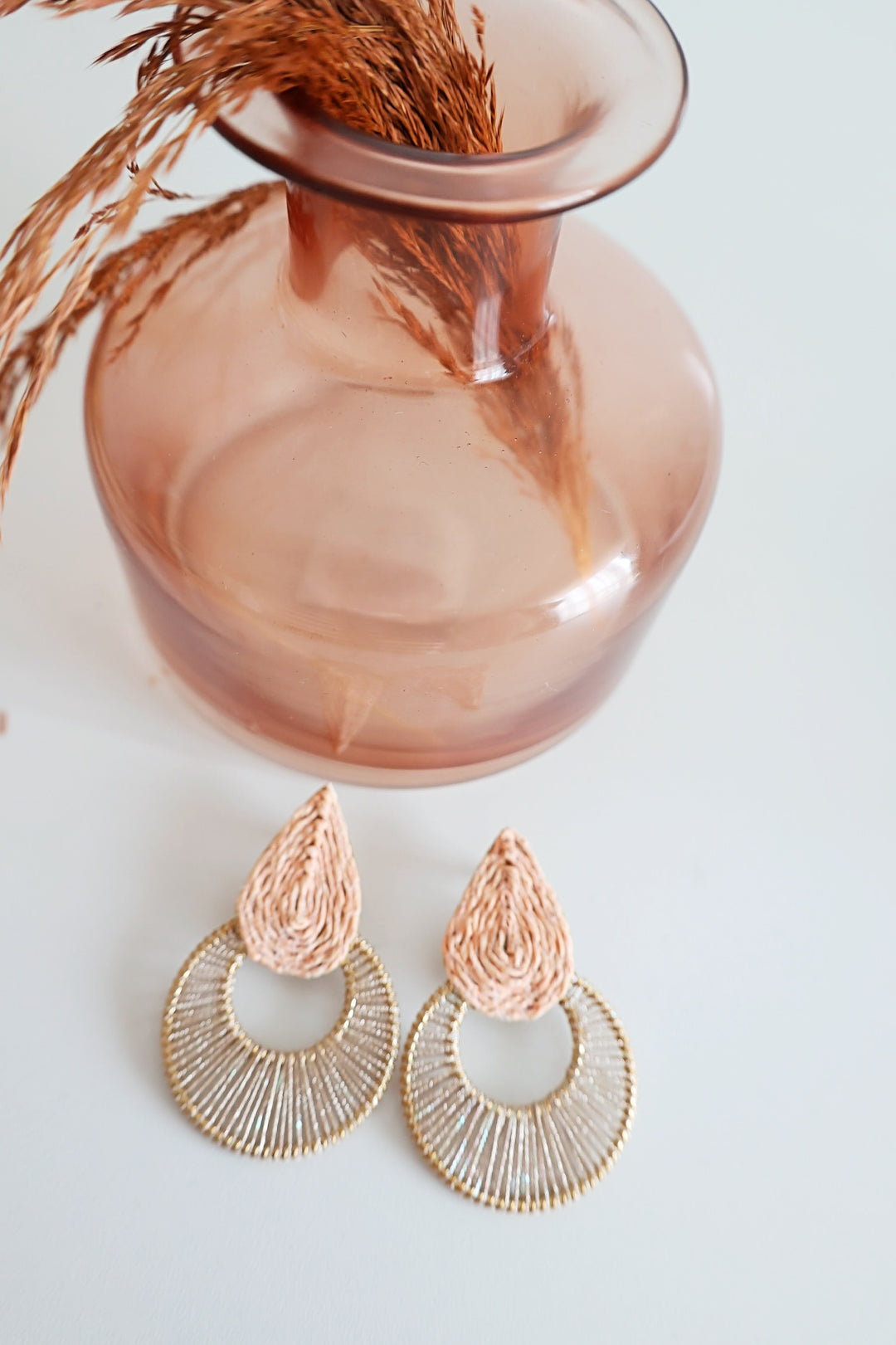 Rosie Raffia Earrings (FINAL SALE)