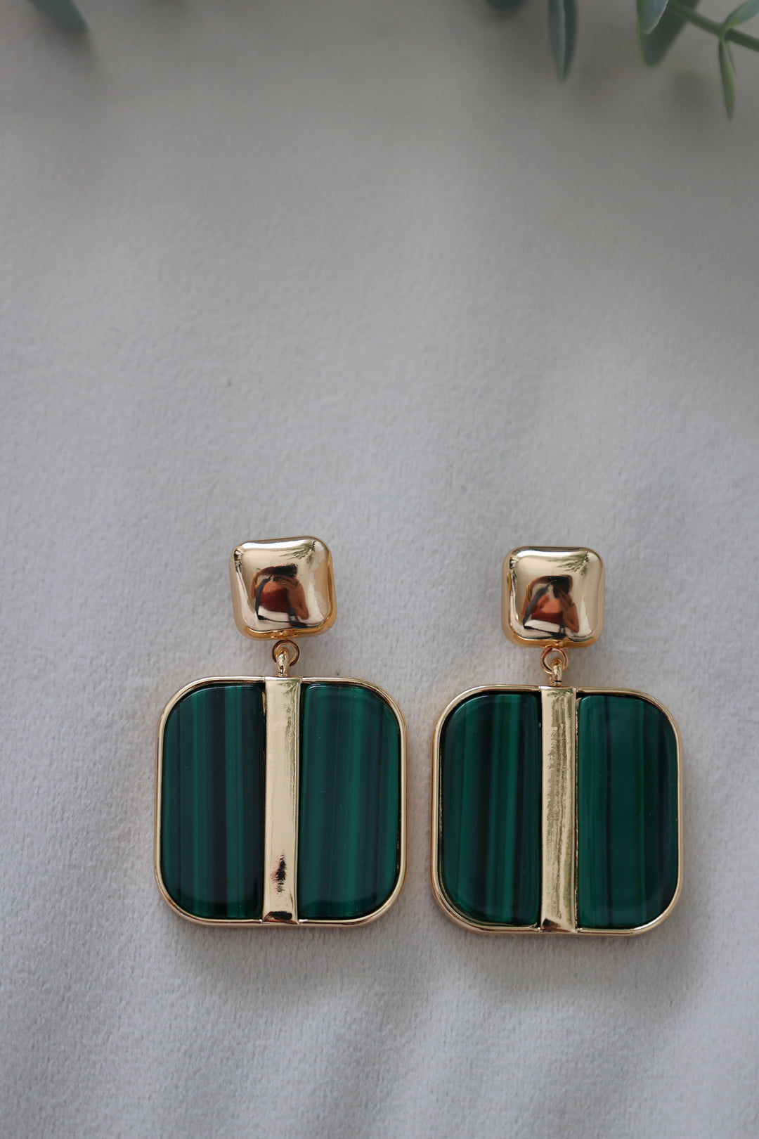 Emerald Pools Earring