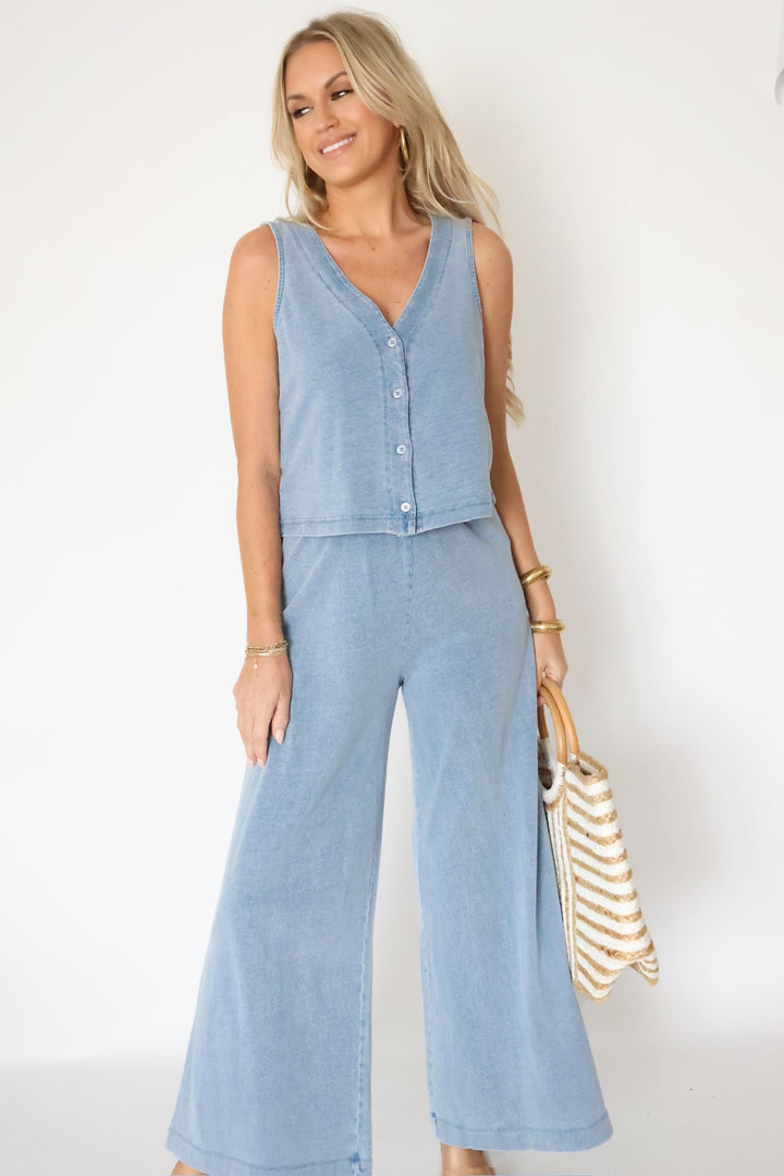 Solace Jersey Denim Tank