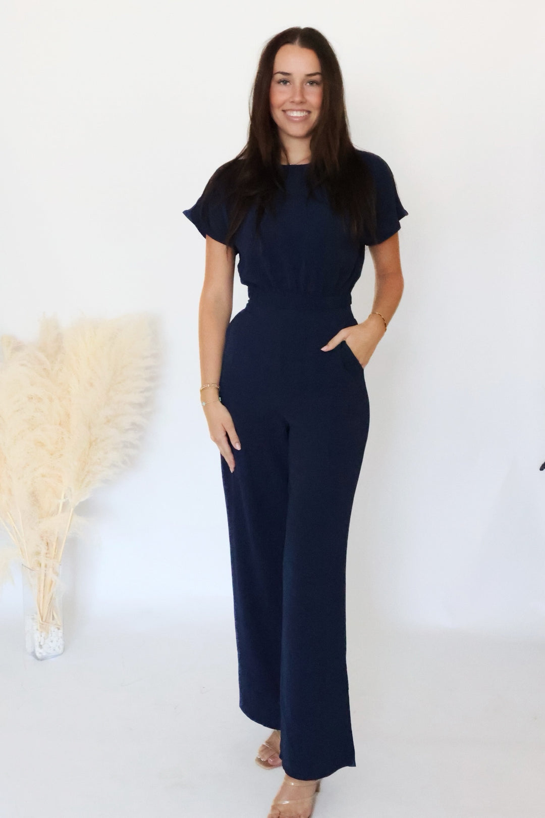 Market Find Top- Navy (FINIAL SALE)