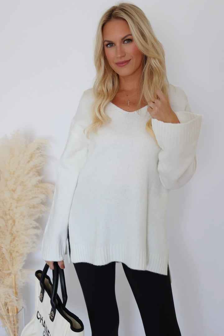 Modern Sweater- Sea Salt (FINAL SALE)
