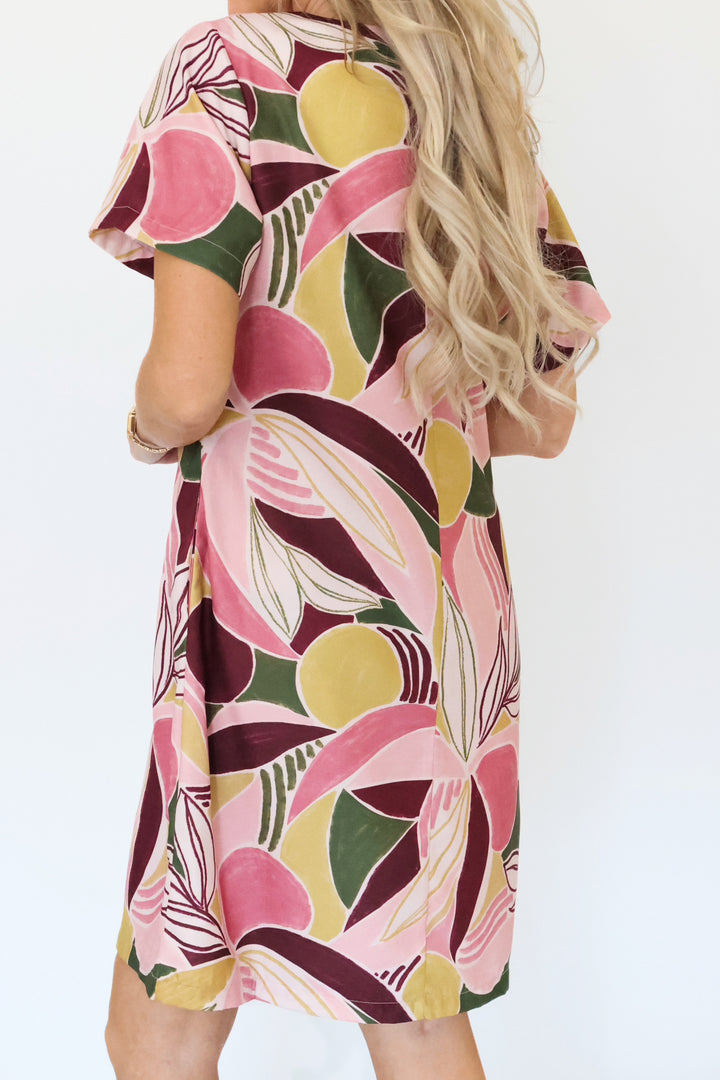 Running For Office Dress- Pink