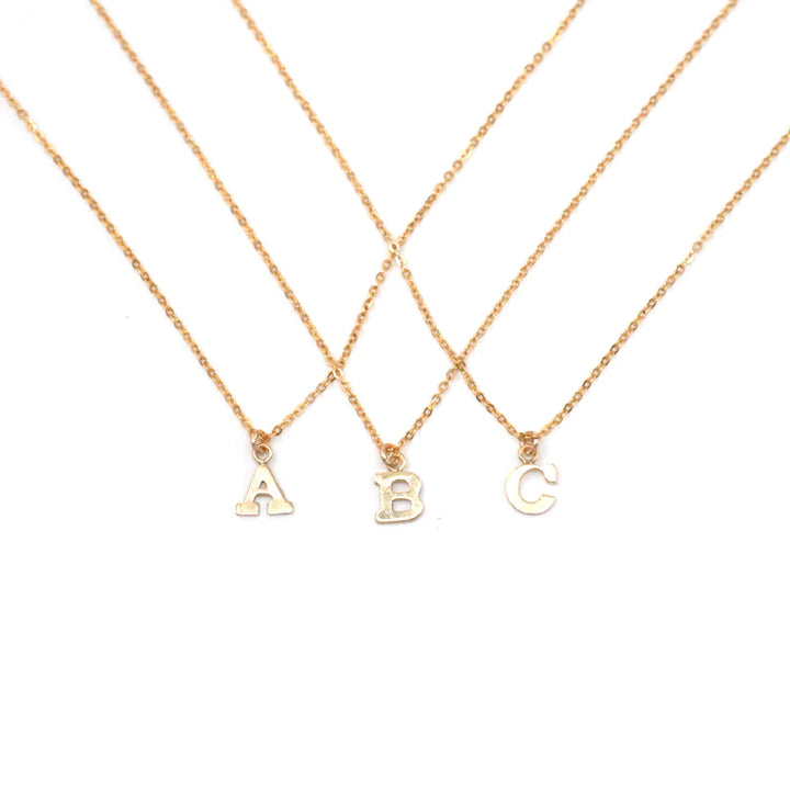 Letter Necklace- Gold Filled (FINAL SALE)