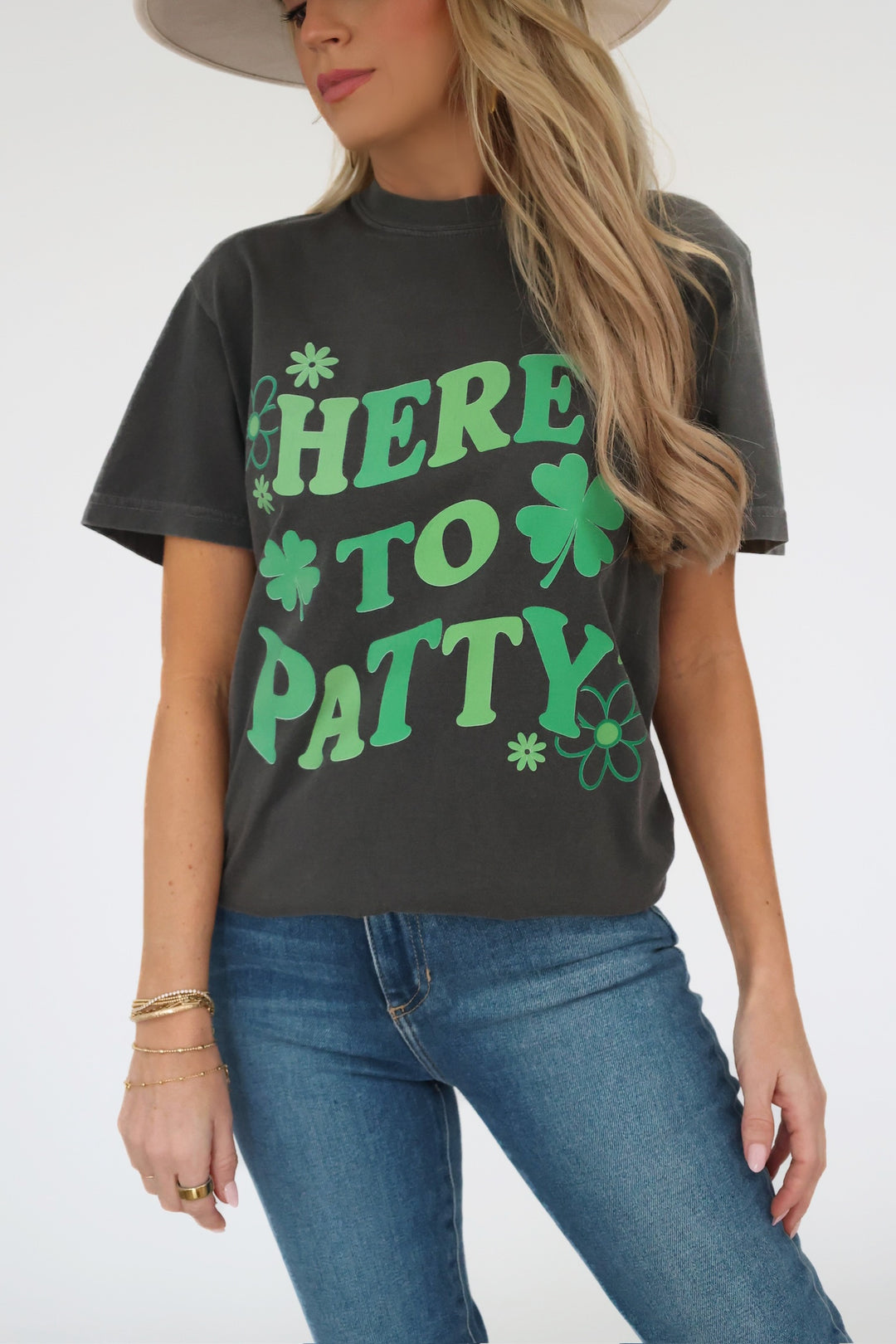 Here To Patty Graphic Tee(final sale)