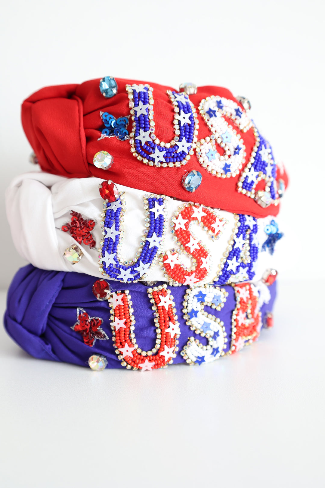 USA Love Beaded Headband(FINAL SALE)
