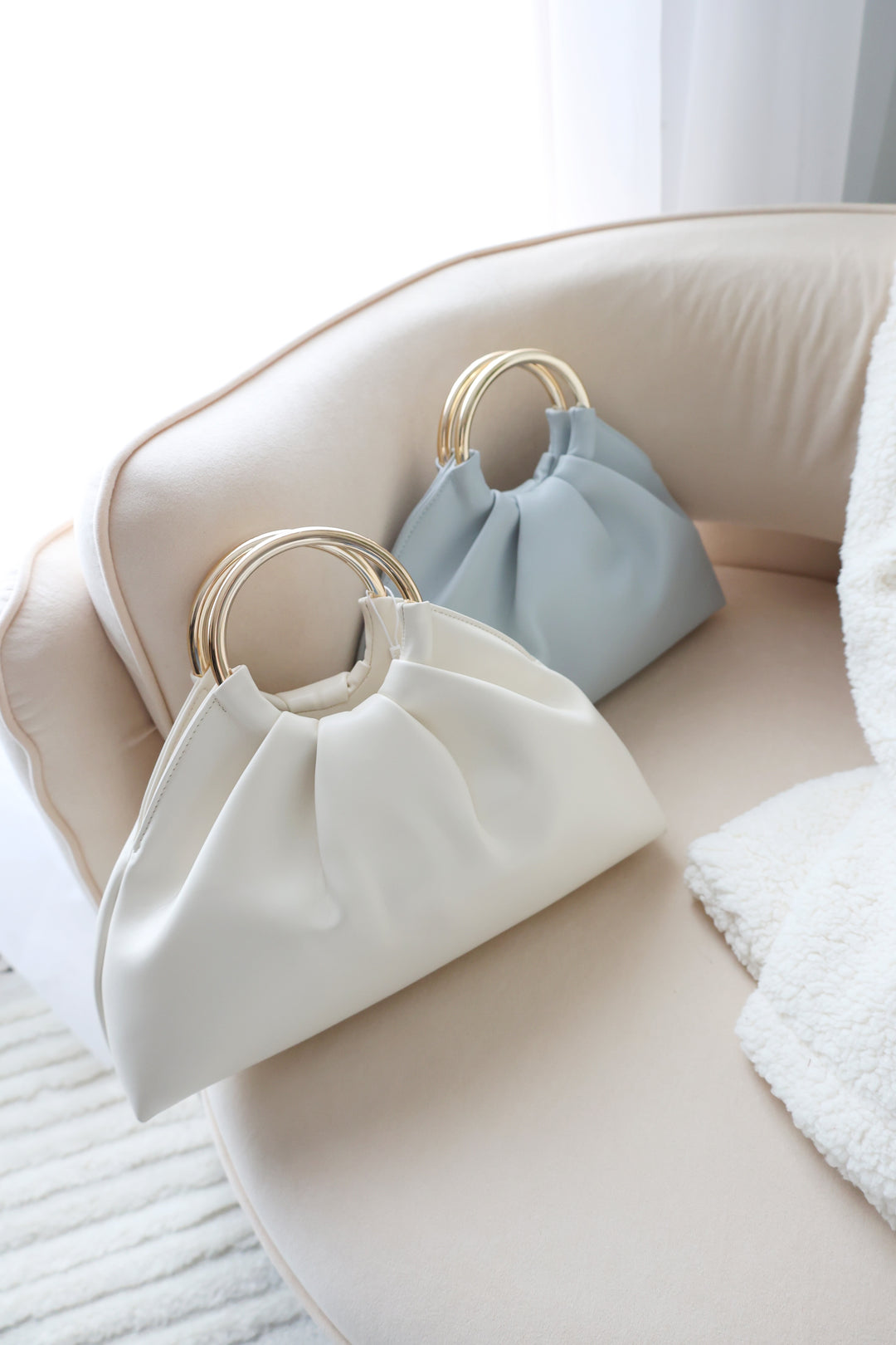 Harper Clutch- Blue (FINAL SALE)