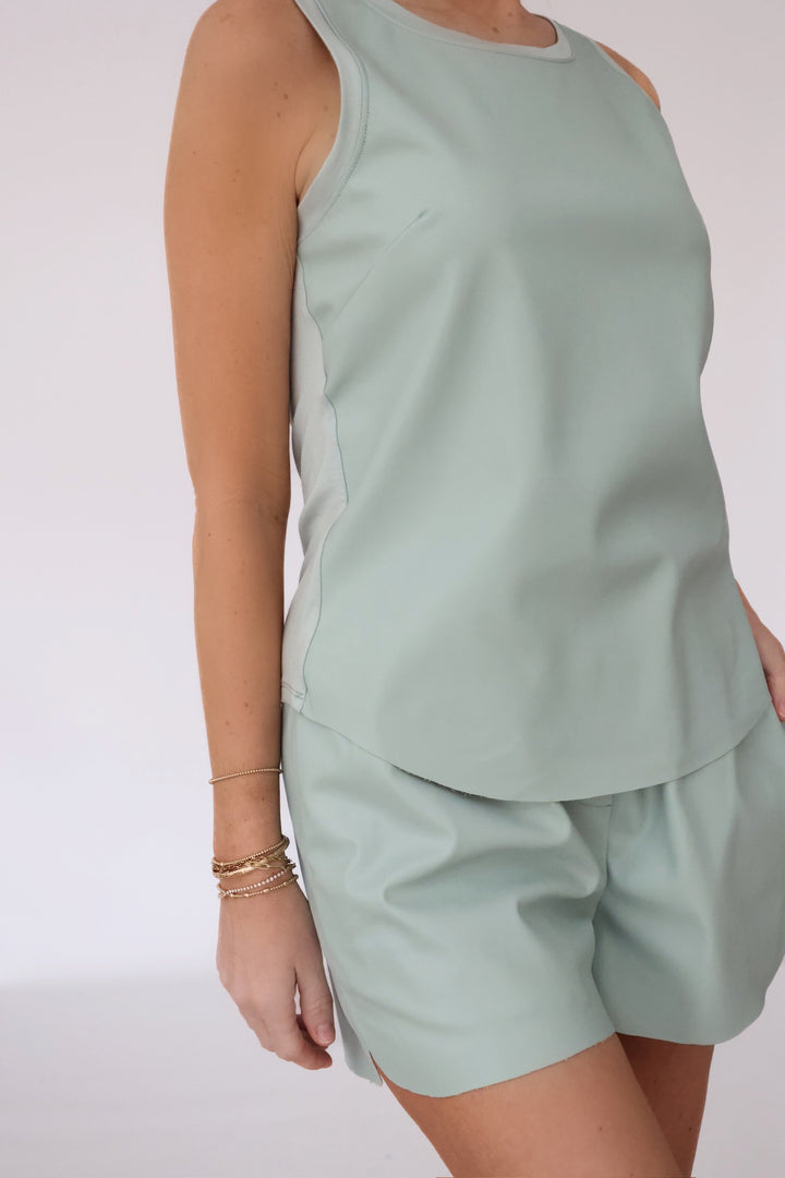 Carmela Vegan Leather Tank (FINAL SALE)