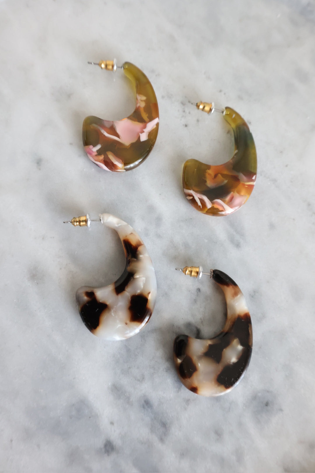 Sabrina Acrylic Hoop